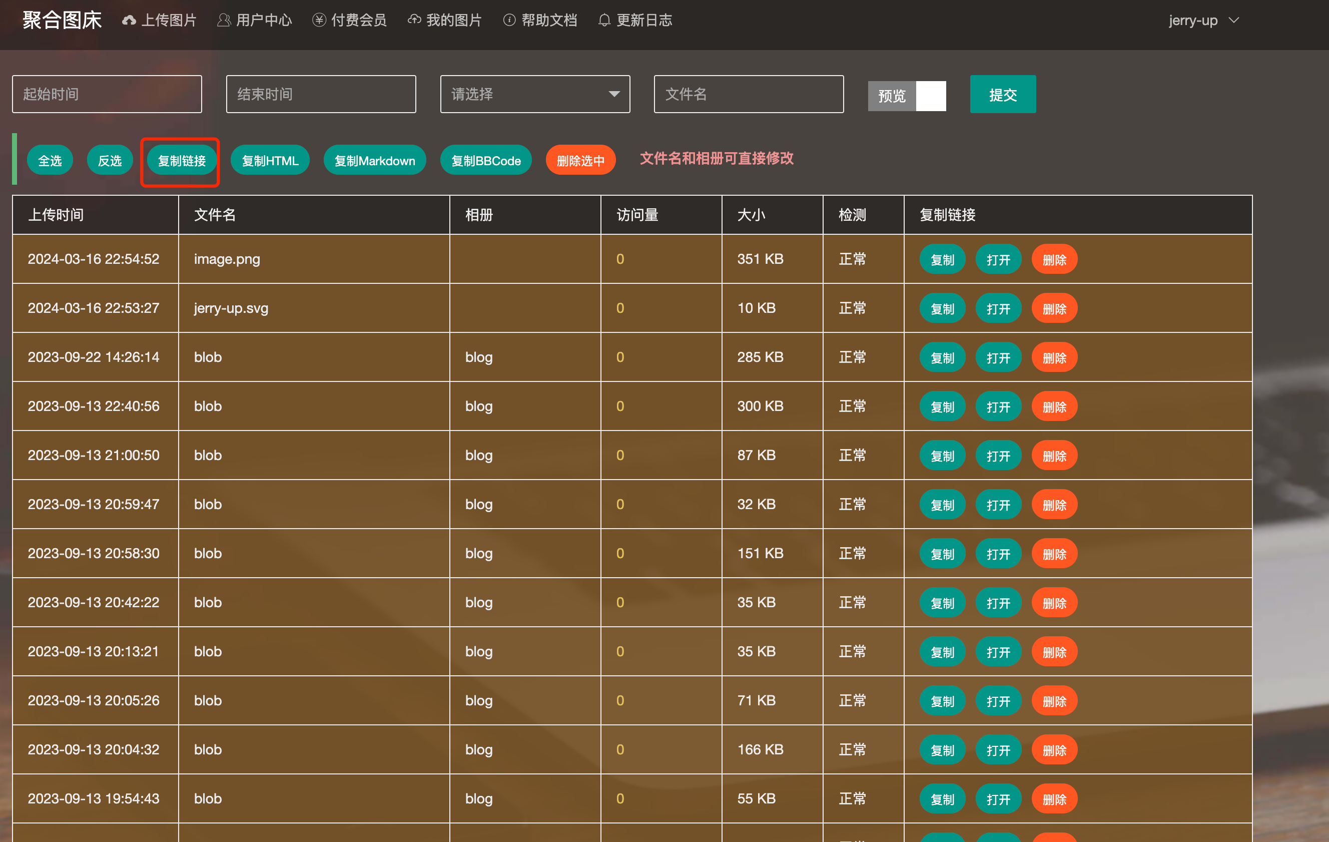 复制图片URL